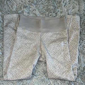 Gray Pattern High-Waisted Aerie Leggings
